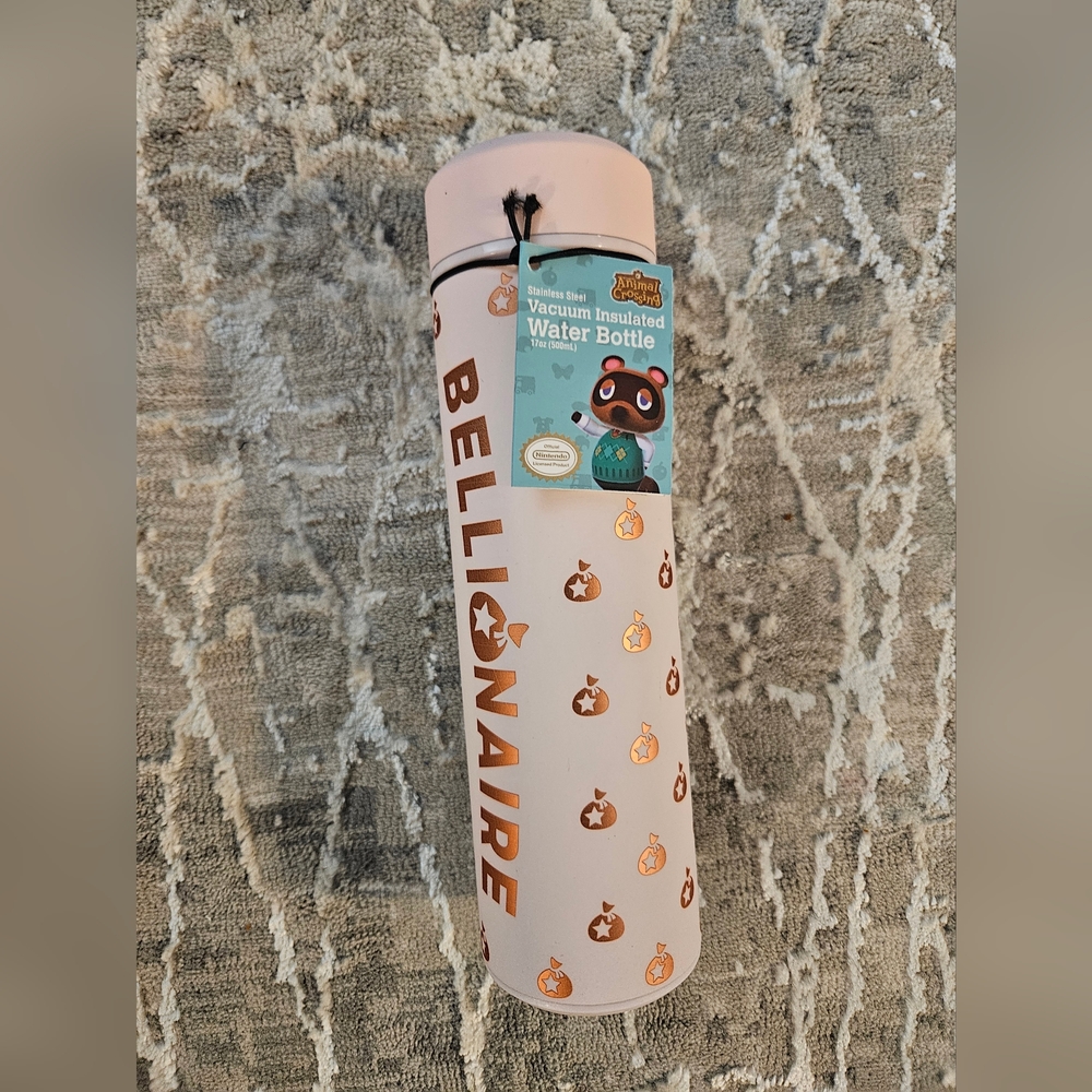 2 FOR $35 New Animal Crossing Nintendo Bellionaire Vacuum Insulated Water Bottle